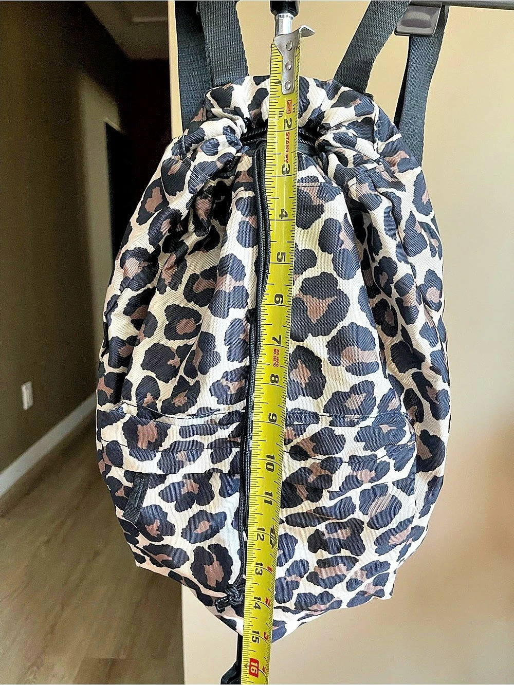 Leopard Print Backpack Multicolor - Picture 3 of 5